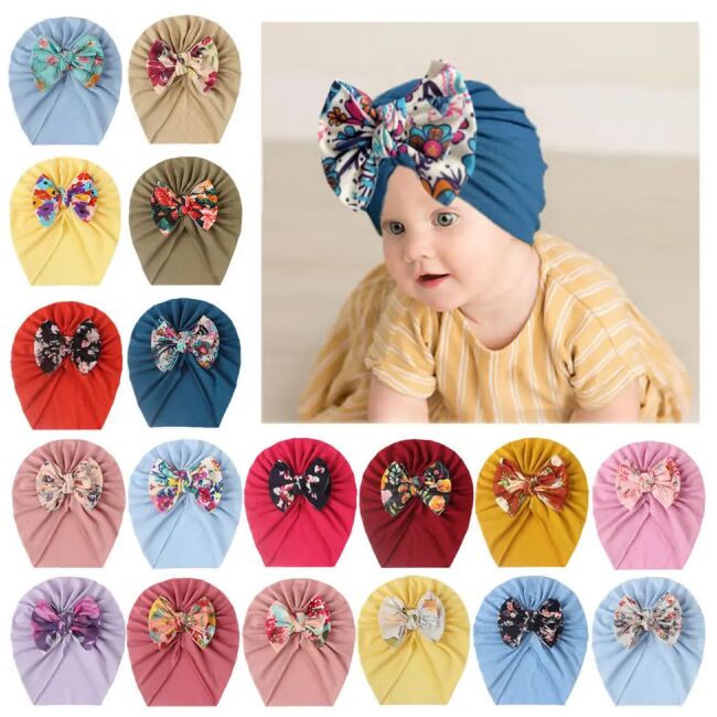 Caciulita tip turban cu fundita inflorata mdx-21029-ct11