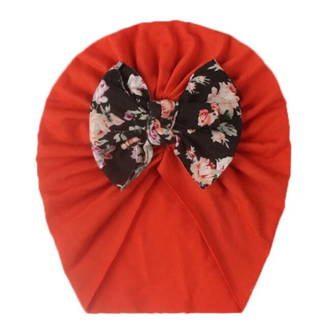 Caciulita tip turban cu fundita inflorata mdx-21029-ct11