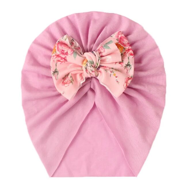Caciulita tip turban cu fundita inflorata mdx-21029-ct11