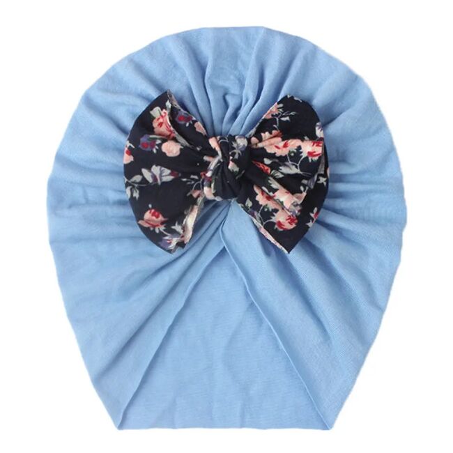 Caciulita tip turban cu fundita inflorata mdx-21029-ct11