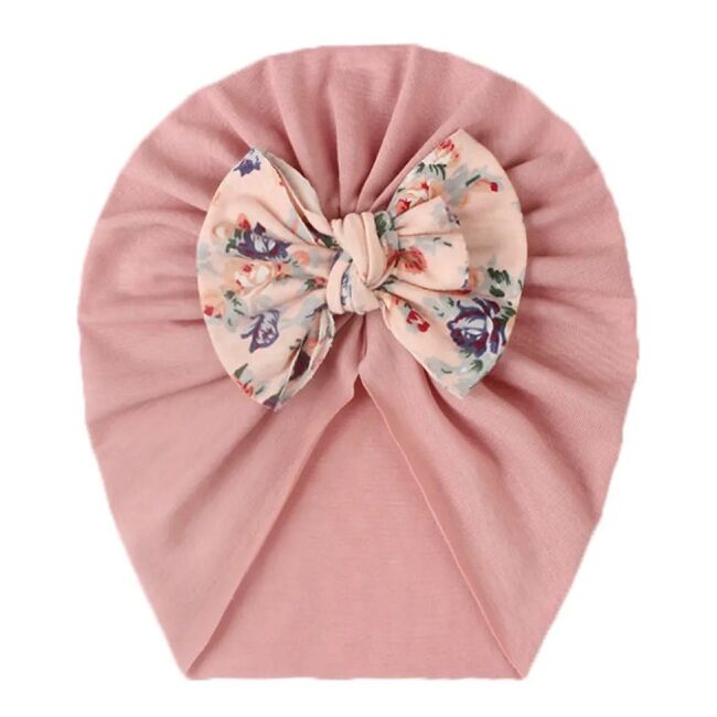 Caciulita tip turban cu fundita inflorata mdx-21029-ct11