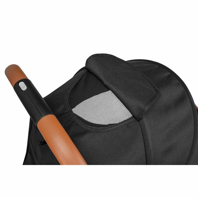 Carucior sport, Lionelo, Julie One, De la nastere, Greutate redusa, Cu accesorii, Cadru din aluminiu, 0-22 kg, Pliere compacta pentru avion, Conform cu standardele europene de securitate EN1888-1 si EN1888-2, Negru BYNLO-JULIE_ONE_BLACK