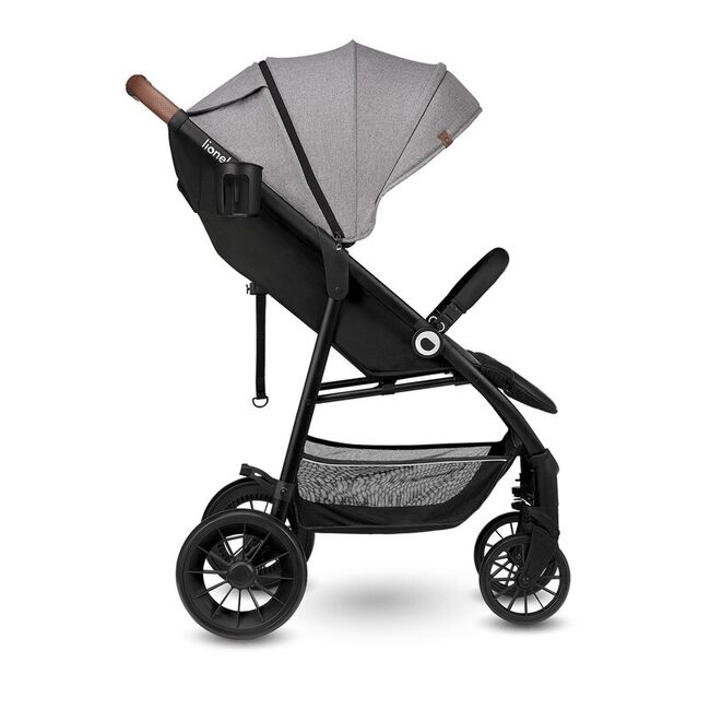 Carucior sport, Lionelo, Zoey, De la nastere, Cu accesorii, Cadru din aluminiu, 0- 15 kg, Conform cu standardul european de securitate EN1888-1, Gri BYNLO-ZOEY_GREY_STONE