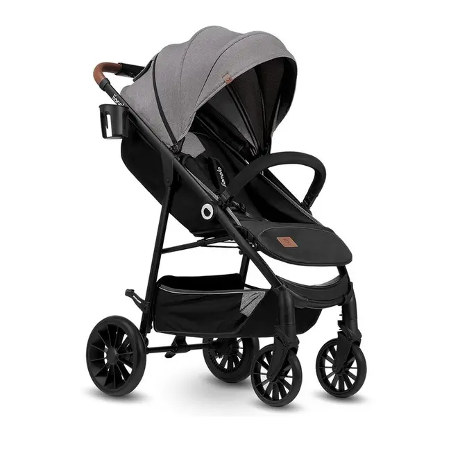 Carucior sport, Lionelo, Zoey, De la nastere, Cu accesorii, Cadru din aluminiu, 0- 15 kg, Conform cu standardul european de securitate EN1888-1, Gri BYNLO-ZOEY_GREY_STONE