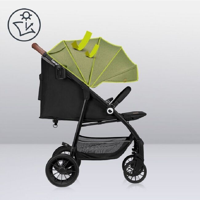 Carucior sport, Lionelo, Zoey, De la nastere, Cu accesorii, Cadru din aluminiu, 0- 15 kg, Conform cu standardul european de securitate EN1888-1, Gri BYNLO-ZOEY_GREY_STONE