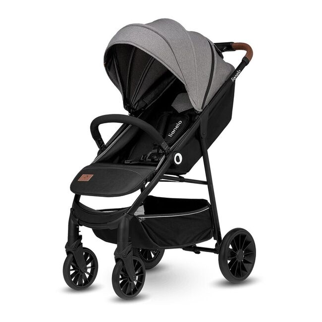 Carucior sport, Lionelo, Zoey, De la nastere, Cu accesorii, Cadru din aluminiu, 0- 15 kg, Conform cu standardul european de securitate EN1888-1, Gri BYNLO-ZOEY_GREY_STONE