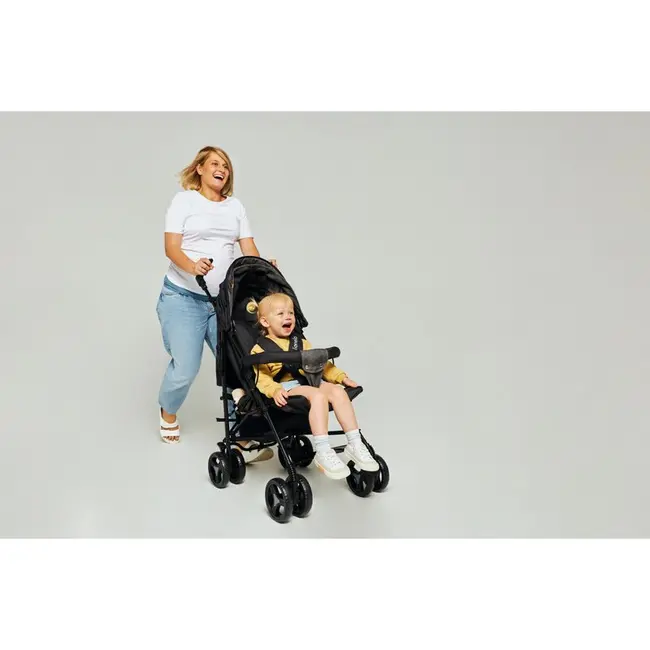 Carucior sport compact, Lionelo, Irma, Spatar reglabil in 4 pozitii, Suport picioare reglabil, Manere rotative, Pliere tip umbrela, 6- 36 luni, Pana la 15 kg, Conform cu EN1888-1:2018, Gri BYNLO-IRMA_GREY/DARKGREY