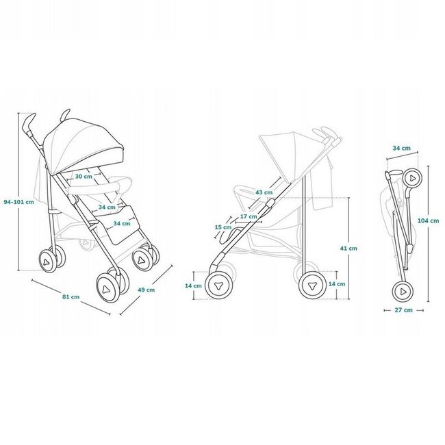 Carucior sport compact, Lionelo, Irma, Spatar reglabil in 4 pozitii, Suport picioare reglabil, Manere rotative, Pliere tip umbrela, 6- 36 luni, Pana la 15 kg, Conform cu EN1888-1:2018, Roz BYNLO-IRMA_PINK