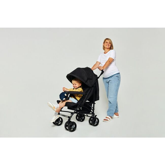 Carucior sport compact, Lionelo, Irma, Spatar reglabil in 4 pozitii, Suport picioare reglabil, Manere rotative, Pliere tip umbrela, 6- 36 luni, Pana la 15 kg, Conform cu EN1888-1:2018, Roz BYNLO-IRMA_PINK