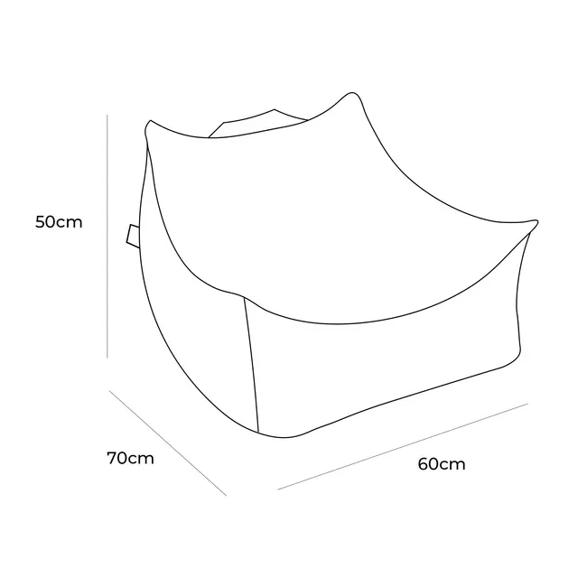 Fotoliu Tip Puf Pentru Copii Meowbaby   Boucle Bean Bag ,   Bej-maro Deschis, Material Certificat Oeko-tex Pjbmbopusb84ie