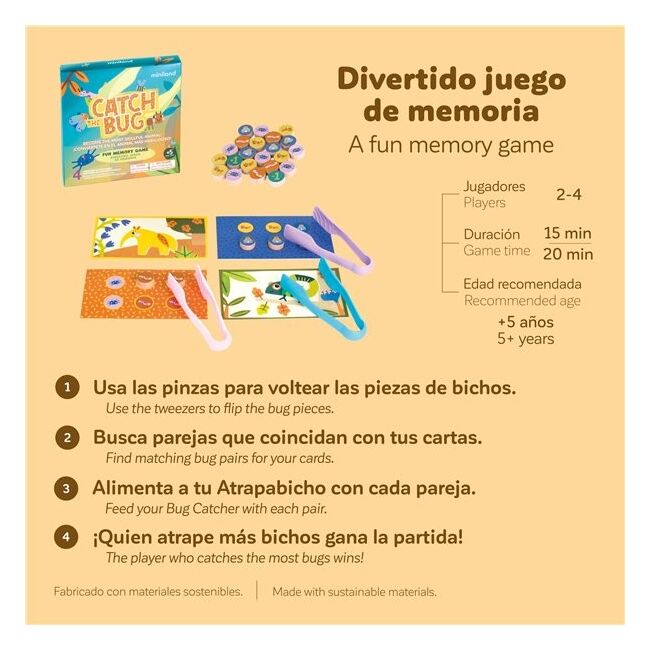 Joc educativ de logica si dexteritate prinde gandacelul - okeml45501