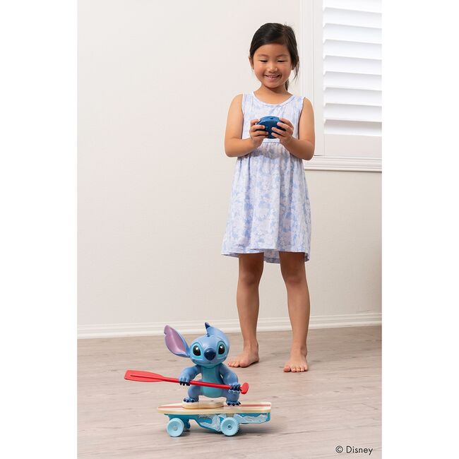 Masina Jada Toys Surfer Stitch 25 cm cu telecomanda HUBS9336064314R00