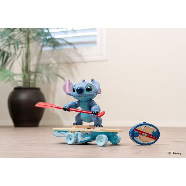 Masina Jada Toys Surfer Stitch 25 cm cu telecomanda HUBS9336064314R00