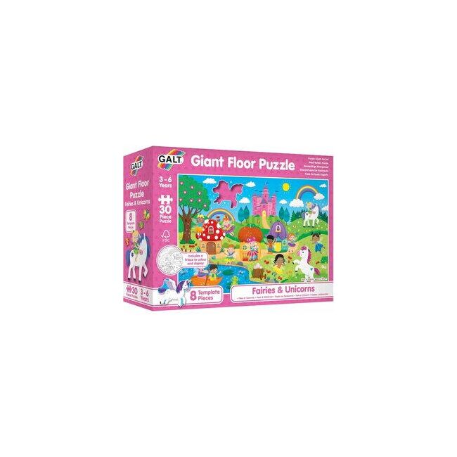 Puzzle podea: zane si unicorni (30 piese)