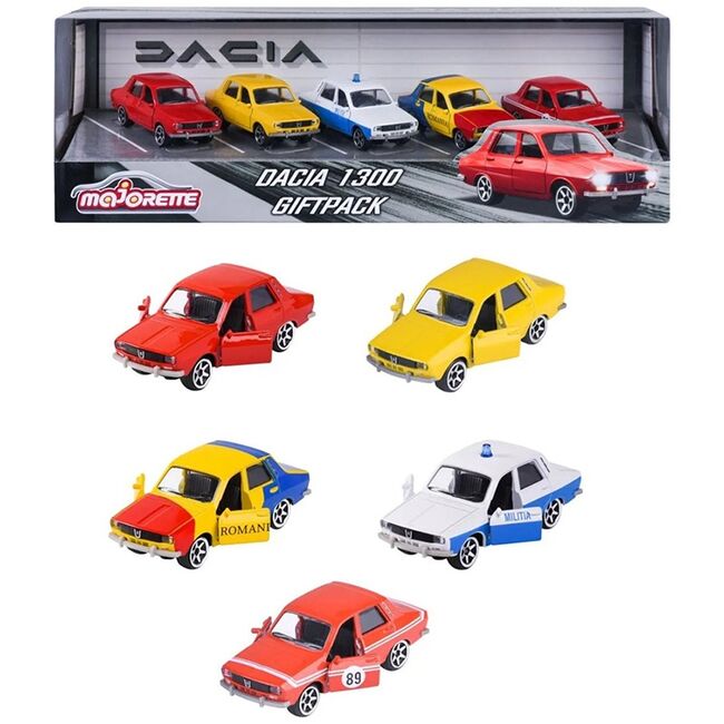 Set Majorette Dacia 1300 cu 5 masinute HUBS212052013SRO