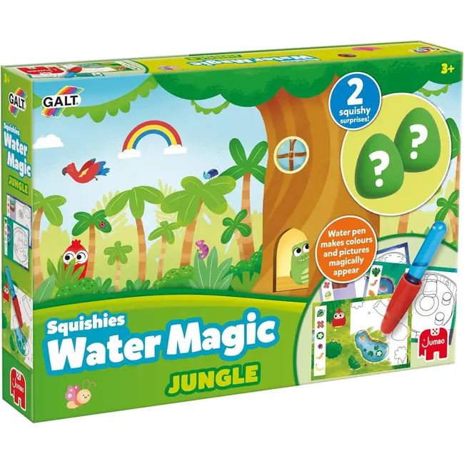 Set water magic de colorat: in jungla cu squishies
