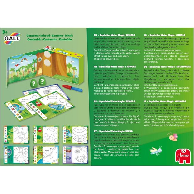 Set water magic de colorat: in jungla cu squishies