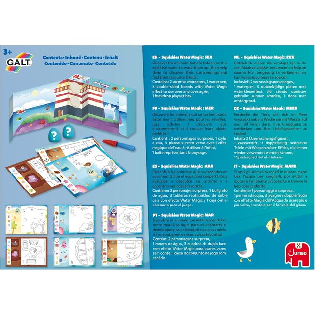 Set water magic de colorat: la mare cu squishies