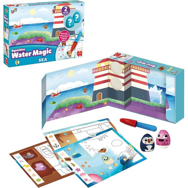 Set water magic de colorat: la mare cu squishies