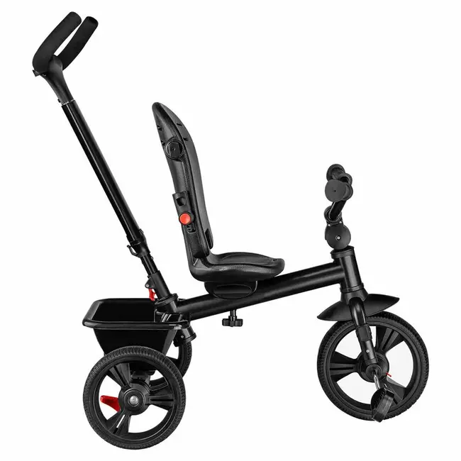 Tricicleta copii, Lionelo, Haari, Ultrapliabila, Multifunctionala, Suport picioare, Control al directiei, Scaun reversibil, Rotire 360 grade, Conform cu standardul european de securitate EN71, Bubblegum BYNLO-HAARI_BUBBLEGUM