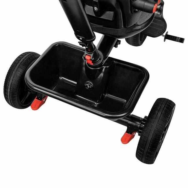 Tricicleta copii, Lionelo, Haari, Ultrapliabila, Multifunctionala, Suport picioare, Control al directiei, Scaun reversibil, Rotire 360 grade, Conform cu standardul european de securitate EN71, Gri BYNLO-HAARI_STONE_GREY