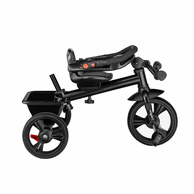 Tricicleta copii, Lionelo, Haari, Ultrapliabila, Multifunctionala, Suport picioare, Control al directiei, Scaun reversibil, Rotire 360 grade, Conform cu standardul european de securitate EN71, Gri BYNLO-HAARI_STONE_GREY