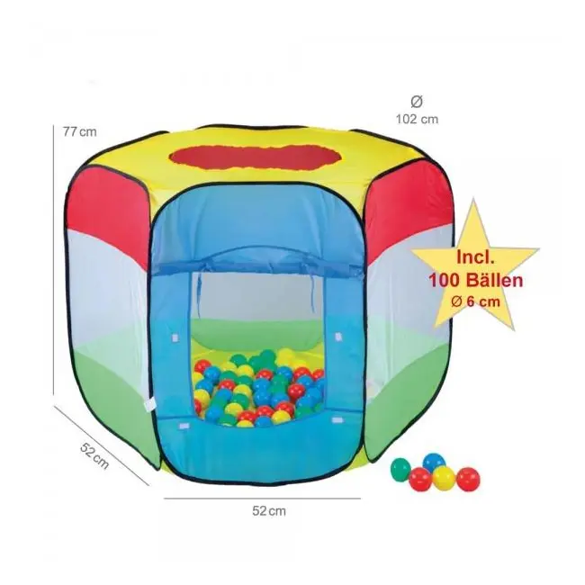 Cort de joaca cu 100 bile Bendix BBX55300