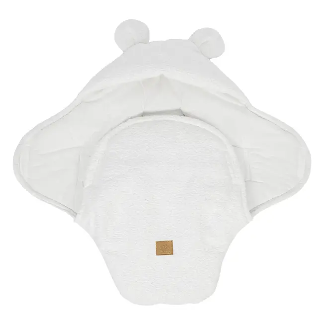 Baby Wrap With Teddy Ears - Boucle Alb ,   Confort Si Siguranta Din Primele Clipe Pjbmboot093