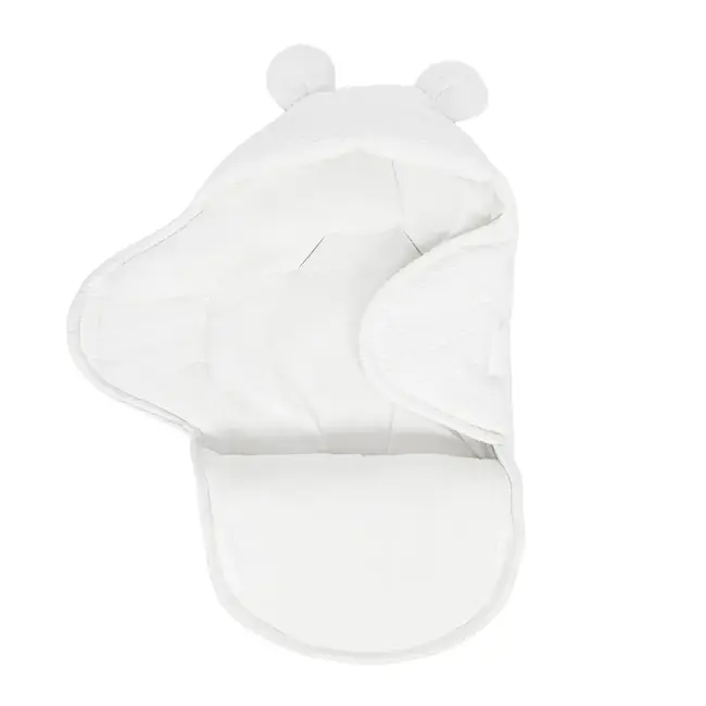 Baby Wrap With Teddy Ears - Boucle Alb ,   Confort Si Siguranta Din Primele Clipe Pjbmboot093