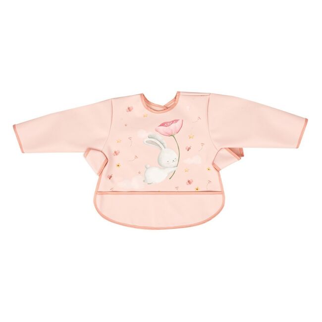 Baveta impermeabila cu maneci lungi Rabbit with Flower BBKSEV_53-191