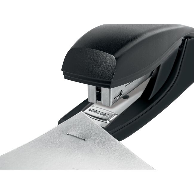 Capsator plastic Leitz Recycle MINI NeXXt Series, 10 coli, 100 capse P2 incluse, partial reciclat, negru BPTCSL170095