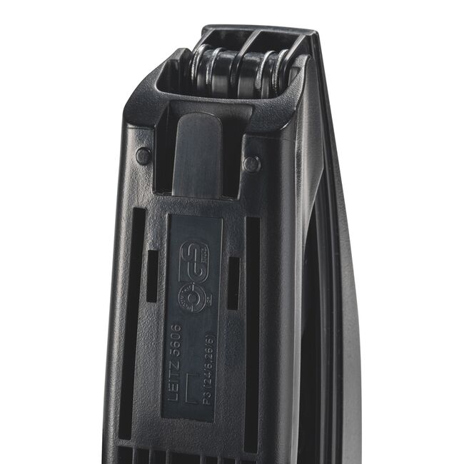 Capsator plastic Leitz Recycle NeXXt Series, 25 coli, 200 capse P3 incluse, partial reciclat, negru BPTCSL060095