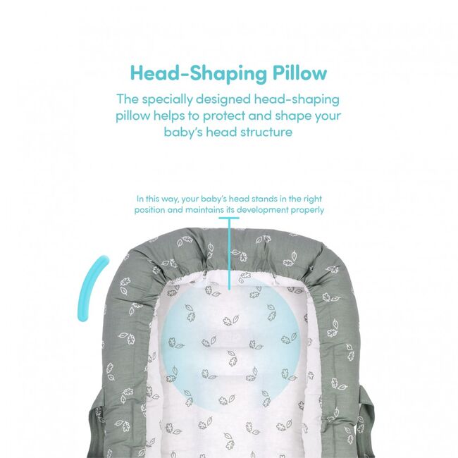 Co-sleeper anti-reflux Tiny Leaves SeviBebe BBKSEV_273-215
