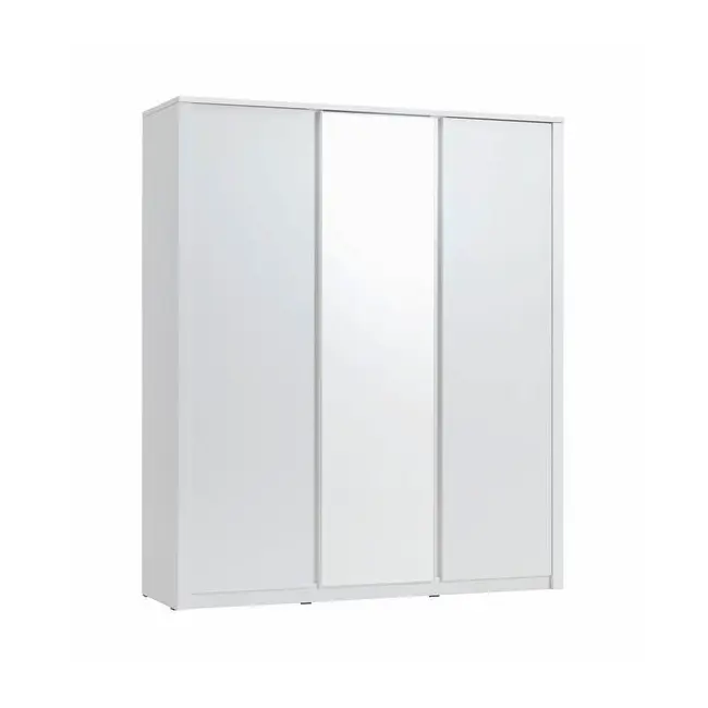 Dulap Alb necolantat Trei Usi 180x120x45cm - Ptv8399