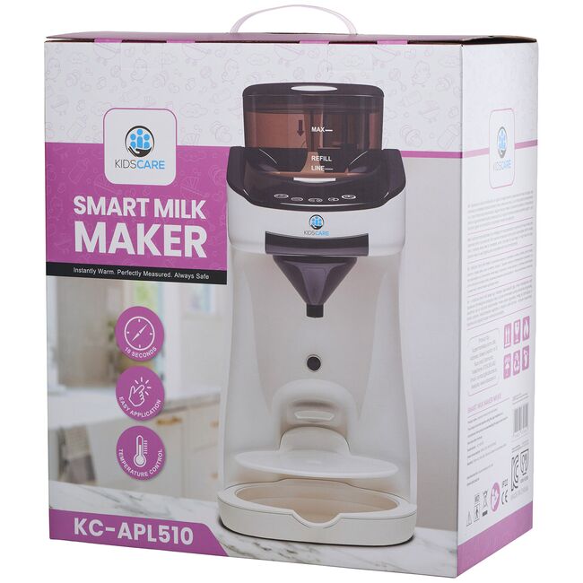Espressor inteligent KidsCare Milkie pentru lapte praf, aplicatie mobila, rezervor 1,8L, autocuratare SUPKC-APL510