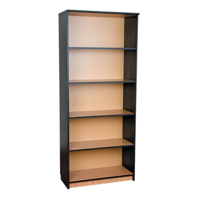 Etajera inalta Office Line, PAL, stejar/negru BPTCOF3896