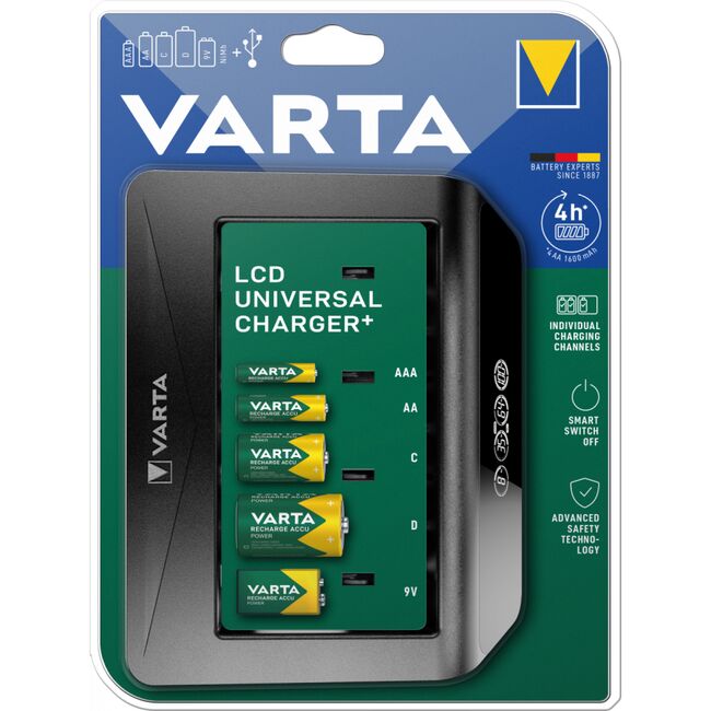 Incarcator Varta, LCD Multi Charger+, AAA AA, 8 canale BPTCVR120011