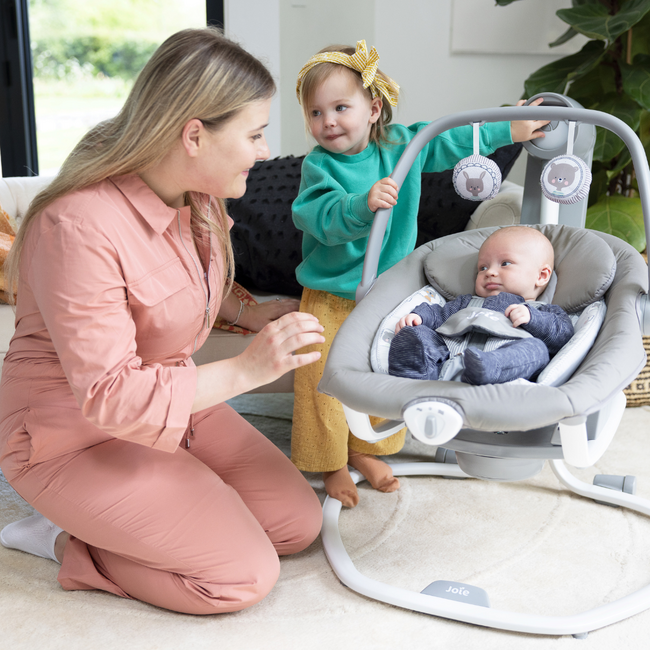 Joie - leagan si balansoar rotativ serina 2 in 1 walnut bbbw1306agwnt000