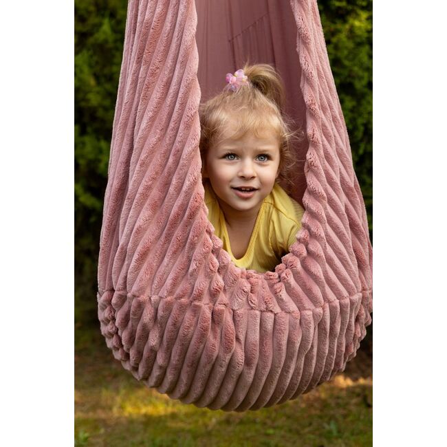 Leagan Tip Cocon Pentru Copii Meowbaby   Churros Pebble Beige ,   Locul Preferat Pentru Joaca Si Relaxare Pjbmchhkk100