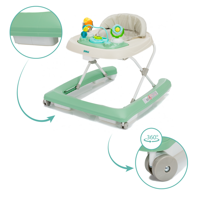 Premergator cu jucarie green Fillikid