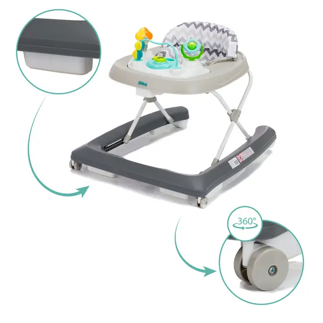 Premergator cu jucarie grey Fillikid