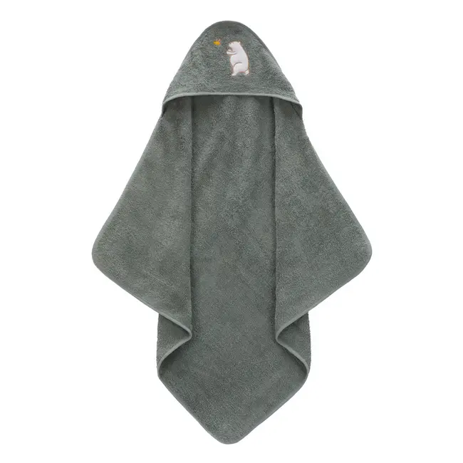 Prosop brodat Bear, green 75x75m. Fillikid