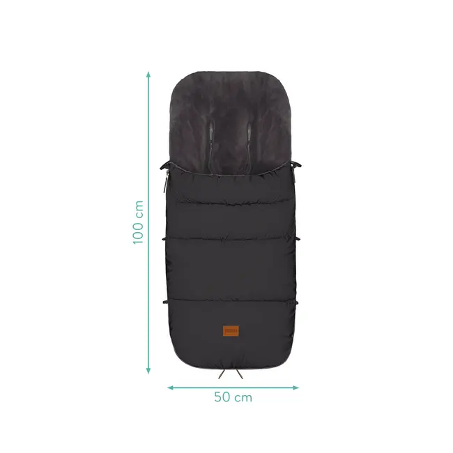 Sac iarna pentru carucior reflectorizant Kinley black Fillikid
