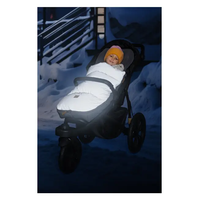 Sac iarna pentru carucior reflectorizant Kinley black Fillikid