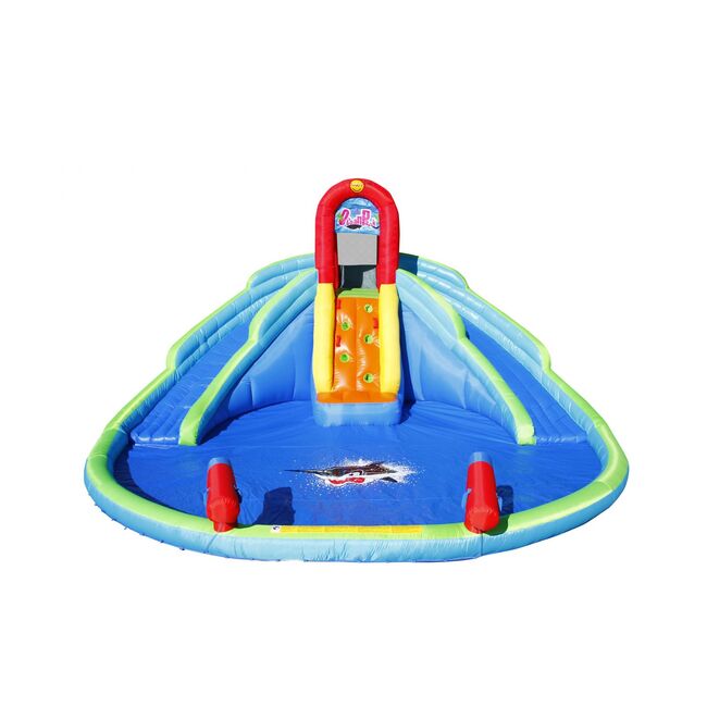 Saltea gonflabila Ocean, cu doua tobogane, tunuri cu apa si spatiu de catarat FUNK9135