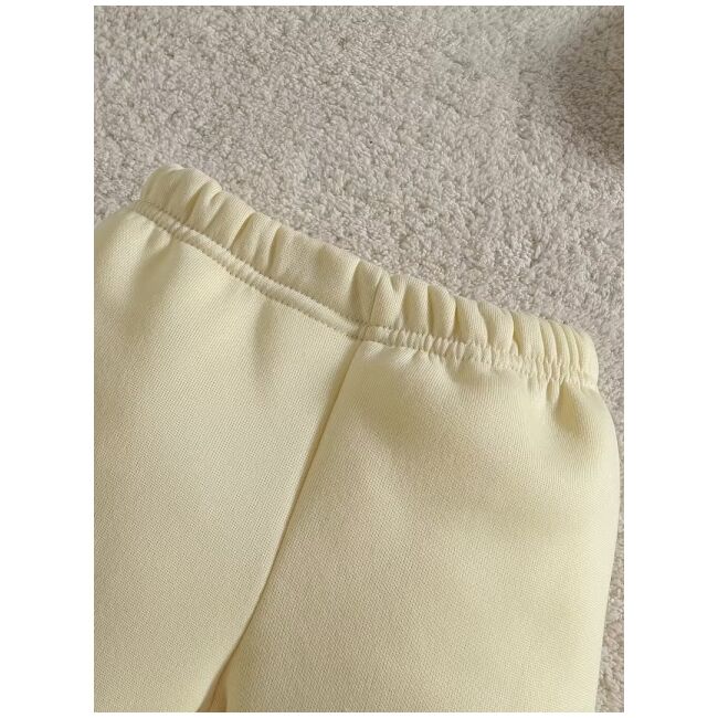 Set bebelusi cu ursulet - bluza cu gluga + pantaloni + vesta matlasata mbtu136