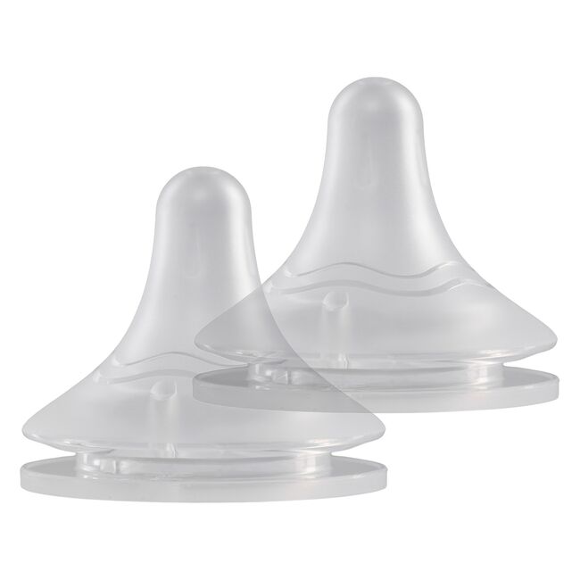 Set tetine din silicon KidsCare – 2 bucati, marimi 9 luni+, fara BPA SUPKC-TS9M+