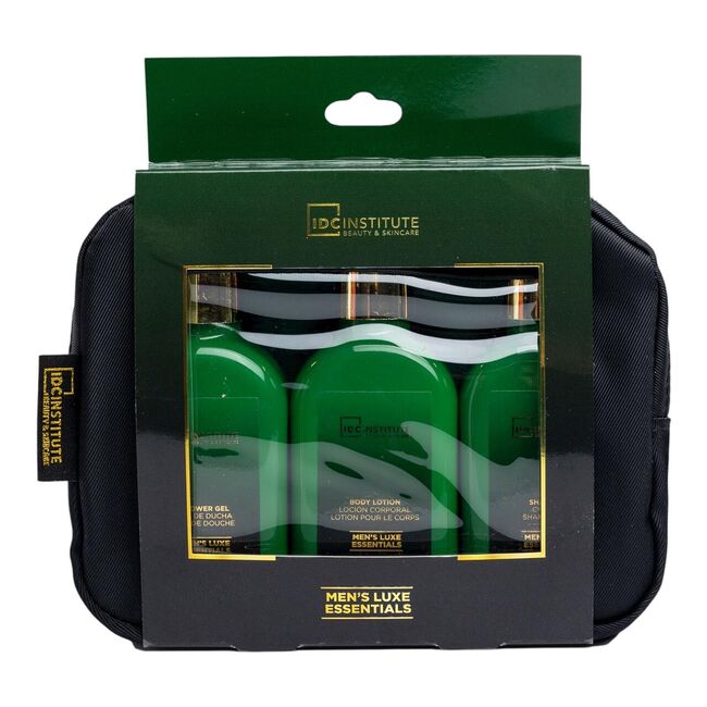 Borseta de voiaj pentru barbati Luxury 4 piese, IDC Institute, 42304