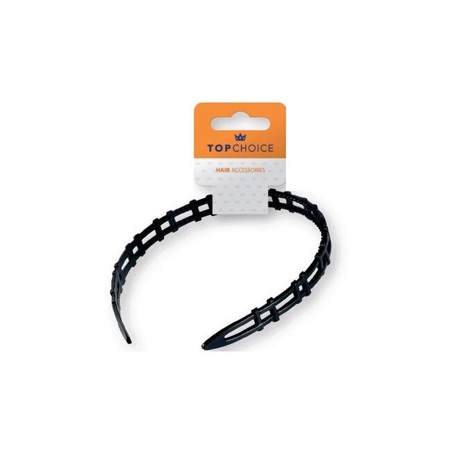 Cordeluta pentru par, Top Choice, negru, TC27765