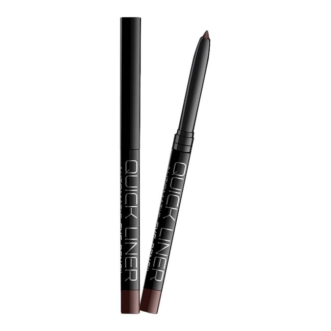 Creion automat Quick Liner, Revers, maro